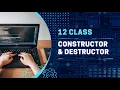 Constructor Destructor FBISE Book 12 Class Computer Science Code X