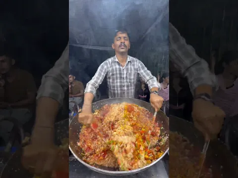 Bulk Making Of Egg Bhurjee | Indian Street Food