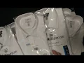 UNBOXING BLACK FRIDAY 7 CROFT BARROW EASY CARE WHITE LONG SLEEVE DRESS SHIRTS