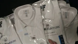 UNBOXING BLACK FRIDAY 7 CROFT BARROW EASY CARE WHITE LONG SLEEVE DRESS SHIRTS