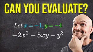 Algebra Challenge: Can You Evaluate The Expression? (x=-1, y=-4)