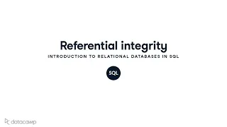 Referential Integrity SQL