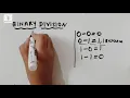 Binary division cbse computer science number system cyber beans class 7
