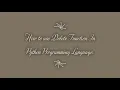 How to Use Delete Function In Python Programming Language - MDP Versatile