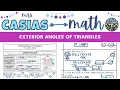 Exterior Angles of Triangles - Exterior Angle Theorem 8th Grade Math Pre-Algebra