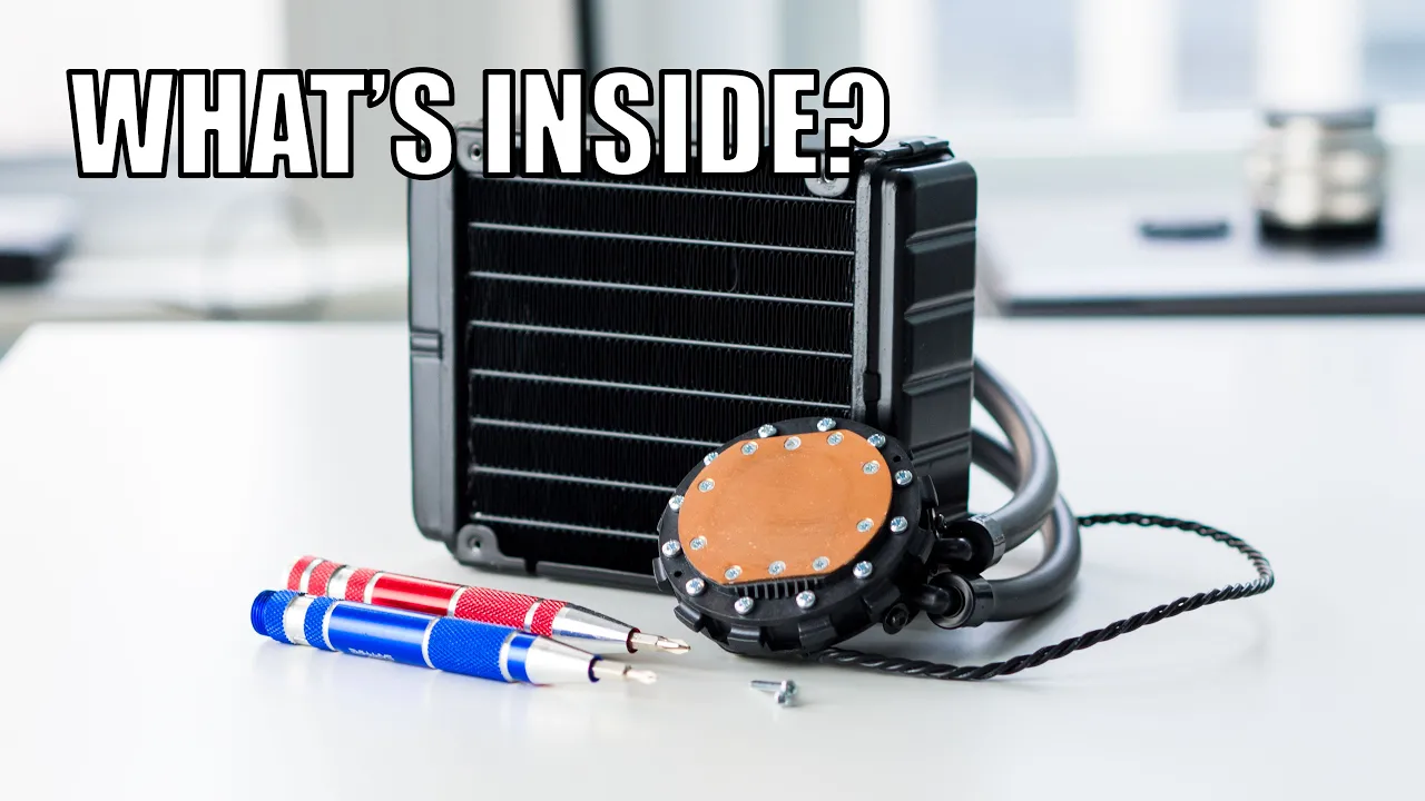 What's Inside a CPU Liquid Cooler (Closed Loop) Teardown