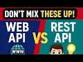 Web API vs REST API Simplest Explanation Ever with Real-Life Example