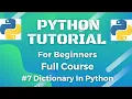 Dictionary in python explained in 15 minutes Python Tutorial for Beginners