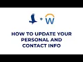 How to Update Your Personal and Contact Info