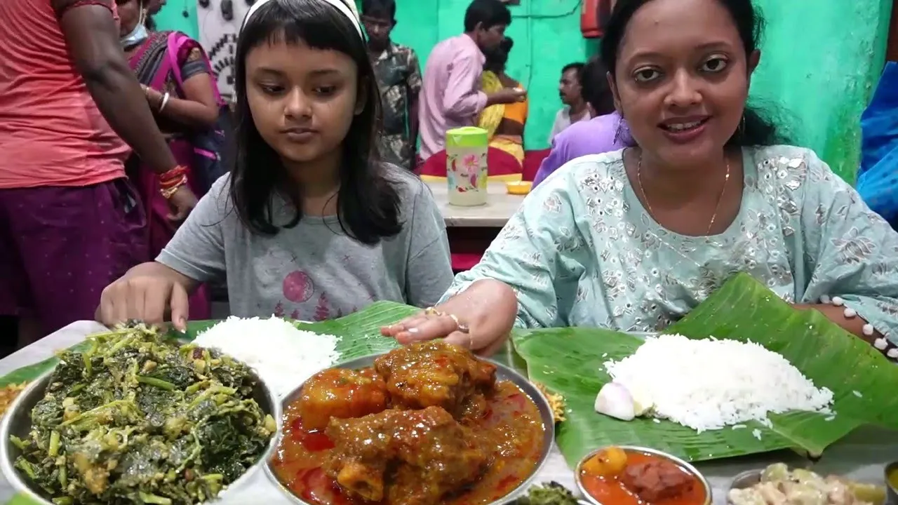        Mutton   Rice   Chingri   Shukto   Dhokar Dalna   Naihati Bazar