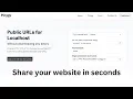 Pinggy - Localhost tunnels in seconds
