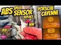 Porsche Cayenne Replace ABS Sensor Speed Sensor PSM Failure