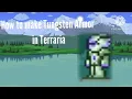 How to craft Tungsten Armor in Terraria