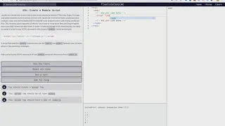ES6 Create a Module Script