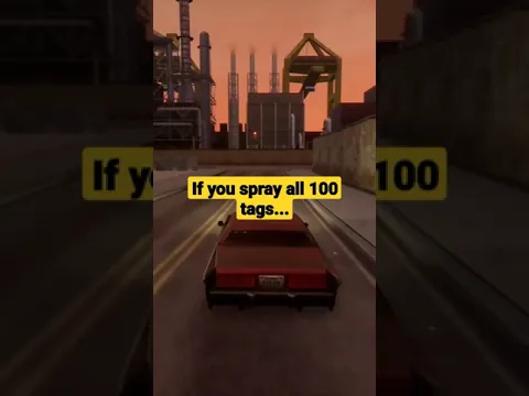 Download MP3 Reward for spraying all 100 tags in GTA San Andreas #shorts #grandtheftautothetrilogy