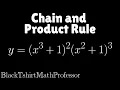 Chain Rule with the Product Rule Problem 3 Calculus 1