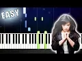 Lagu Indila - Dernière Danse - EASY Piano Tutorial by PlutaX