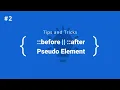 CSS Tricks Before After Pseudo Element How to use Before and After in css