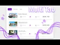 Custom Tab Layout using HTML CSS JS Multi-tabs Navigation Tab Layout HTML JS Project CSS3