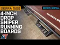 2007-2018 Sierra 1500 4-Inch Drop Sniper Running Boards Review Install