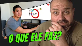 Ele Ganha $ 2,4 milhões/ano Com 6 canais do YouTube