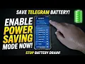 Enable Power Saving Mode on Telegram Updated Guide 2026