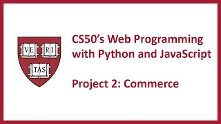 CS50 s Web Programming with Python and JavaScript - Project 2 Commerce