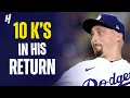 Blake Snell Is BACK 10 Strikeouts in Dodgers Return