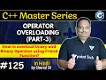 C Tutorial Part-3 How to Overload Unary Binary Operator Using Friend Function in C