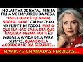 Download Lagu Minha filha me EMPURROU da cadeira no jantar de Natal: \