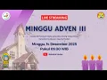 Lagu MINGGU ADVEN III | 14 DESEMBER 2025 | PUKUL 09.00 WIB