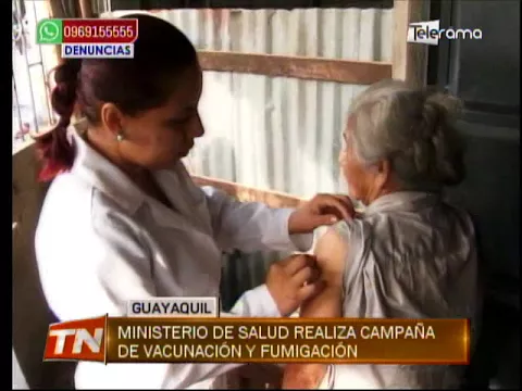 Ministerio de Salud realiza campaña de vacunación y fumigación