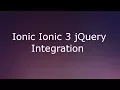 Ionic 3 jQuery Integration