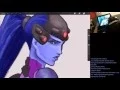 Drawing Widowmaker from Overwatch - Part 3