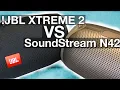 SoundStream N42 vs JBL XTREME 2 Bluetooth Speaker Sound-battle