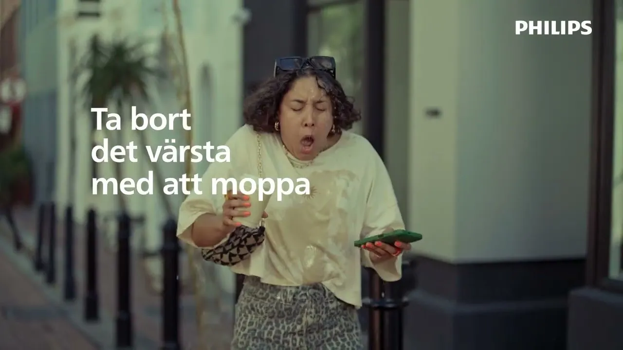 Philips Home Living — Philips OneUp Electric Mop Ad (YouTube video ad)