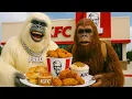 Eating KFC for the FIRST TIME with Bigfoot and Yeti