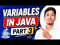 Variables in Java in Telugu Part 3 Java Variables Explained with Examples Java Full Course