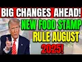 URGENT New Stamp Rule 2025 What Every EBT Card Holder Must Know