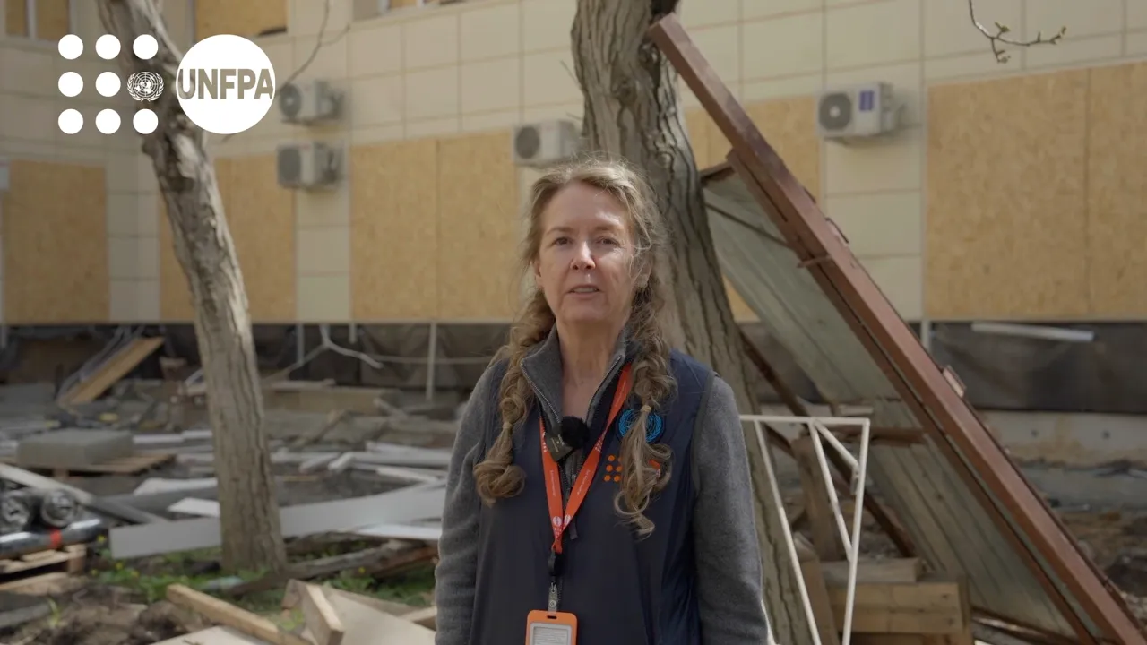 A sixth UNFPA-supported maternity hospital in Ukraine was attacked