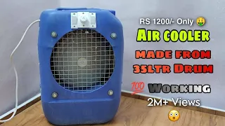 how to make air cooler at home 35ltr drum air cooler hand made air cooler air cooler