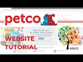 Petco Website Tutorial