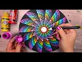 Dot Mandala PINWHEEL Design Step By Step Tutorial Lydia May