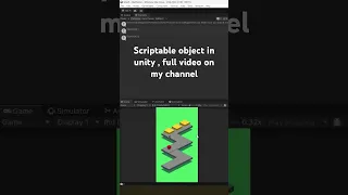 Scriptable object in