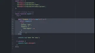 Async Await in Node JS or ES6 with Loops Github API