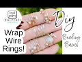 Wrap Wire Rings - Jewelry Making