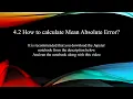 4 2 Mean absolute error and how to calculate its derivative