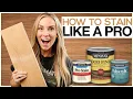 How to Stain Like a Pro DIY 101