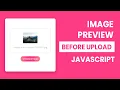 Preview Image Before Upload in HTML CSS JavaScript jQuery Image