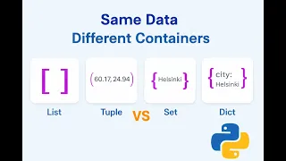 Python Collection Types Explained Visually List Tuple Set Dictionary